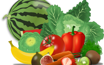 Vegan fruits and vegetables