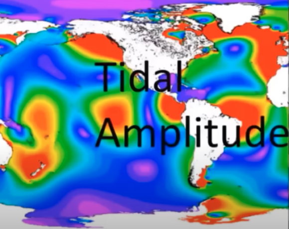 Image of Tidal Amplitude Illustrating Tidal Nodes