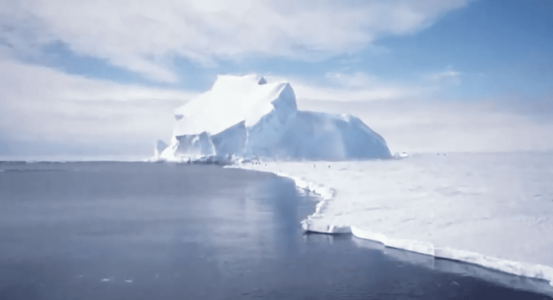 the ice walll Antarctica