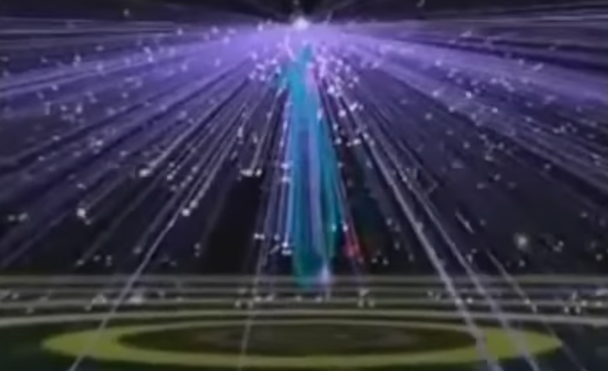 lat Earth model demonstrating the position of Polaris