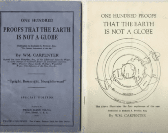 Cover of '100 Proofs Earth is Not a Globe' audiobook on William Carpenter's 1885 book