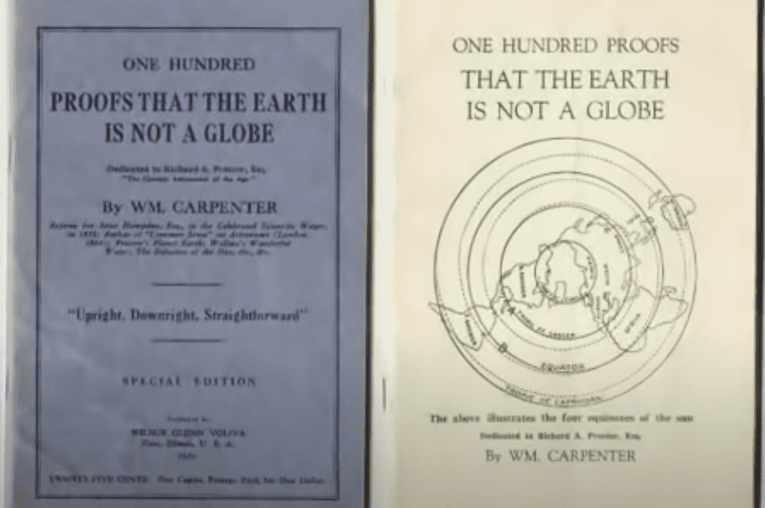 Cover of '100 Proofs Earth is Not a Globe' audiobook on William Carpenter's 1885 book