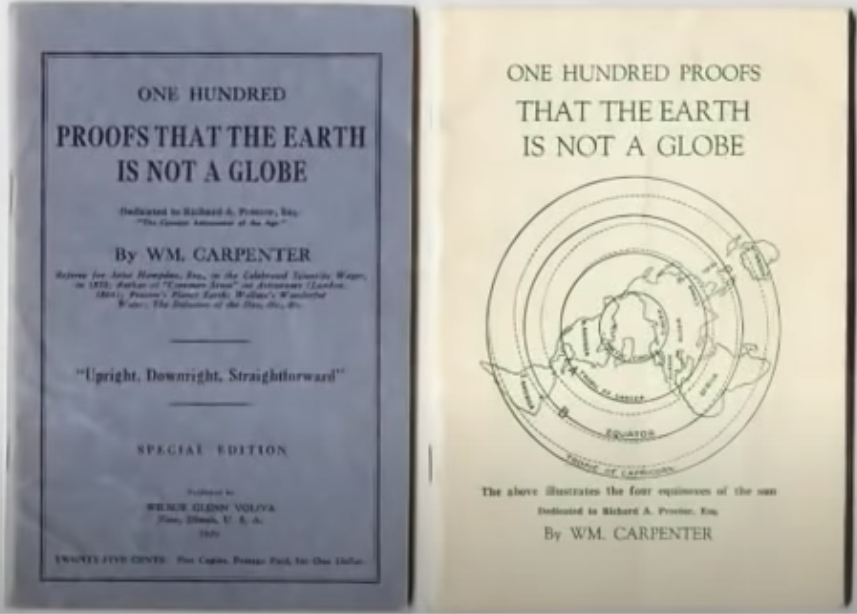 Cover of '100 Proofs Earth is Not a Globe' audiobook on William Carpenter's 1885 book