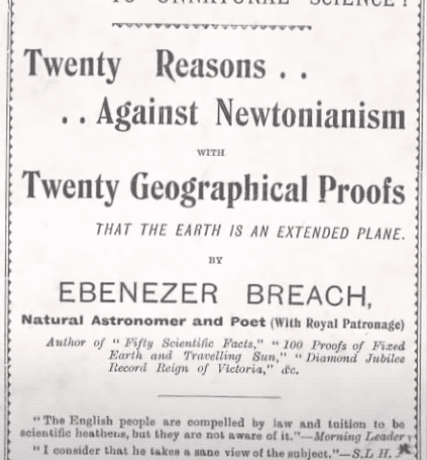 Ebenezer Breach's Booklet Image.