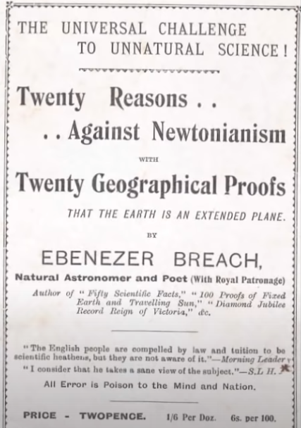 Ebenezer Breach's Booklet Image.