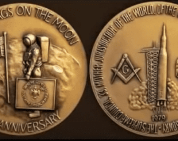 Masonic old coins, representing the biggest secret kept by Freemasonry for 500 years.