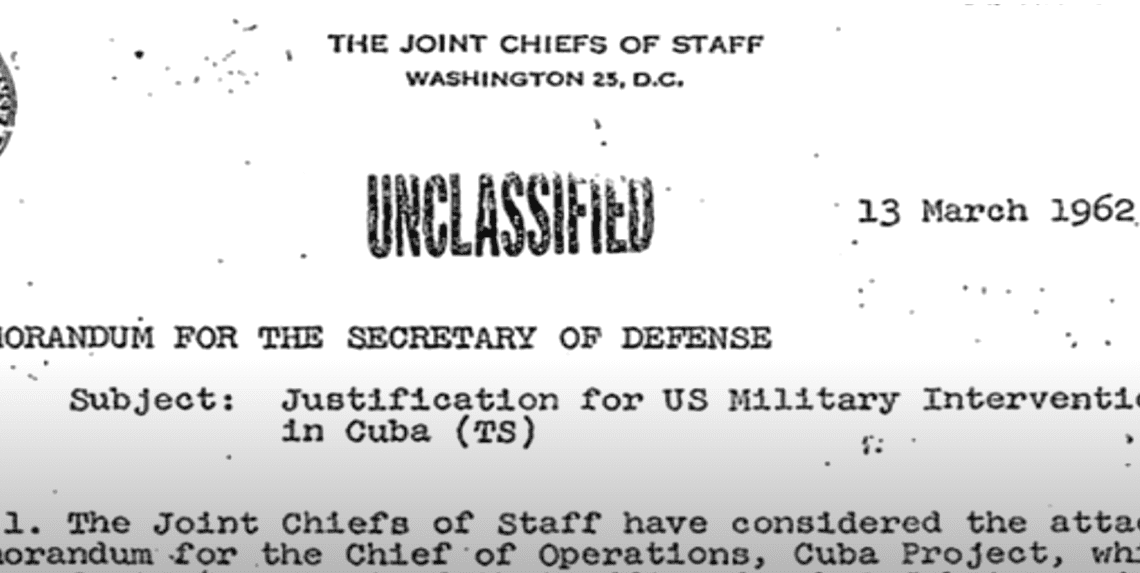 Unclassified document on Operation Northwoods