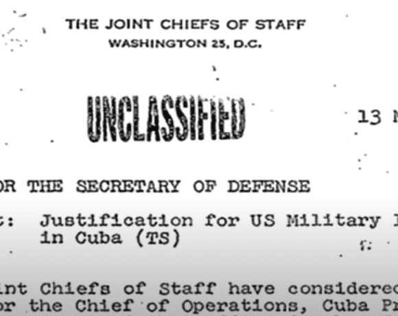 Unclassified document on Operation Northwoods