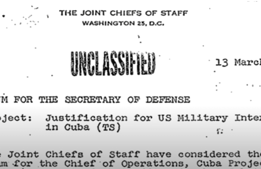 Unclassified document on Operation Northwoods