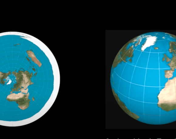flat earth model vs a globe model