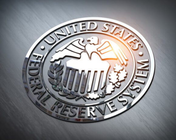 FED federal reserve of USA symbol and sign.