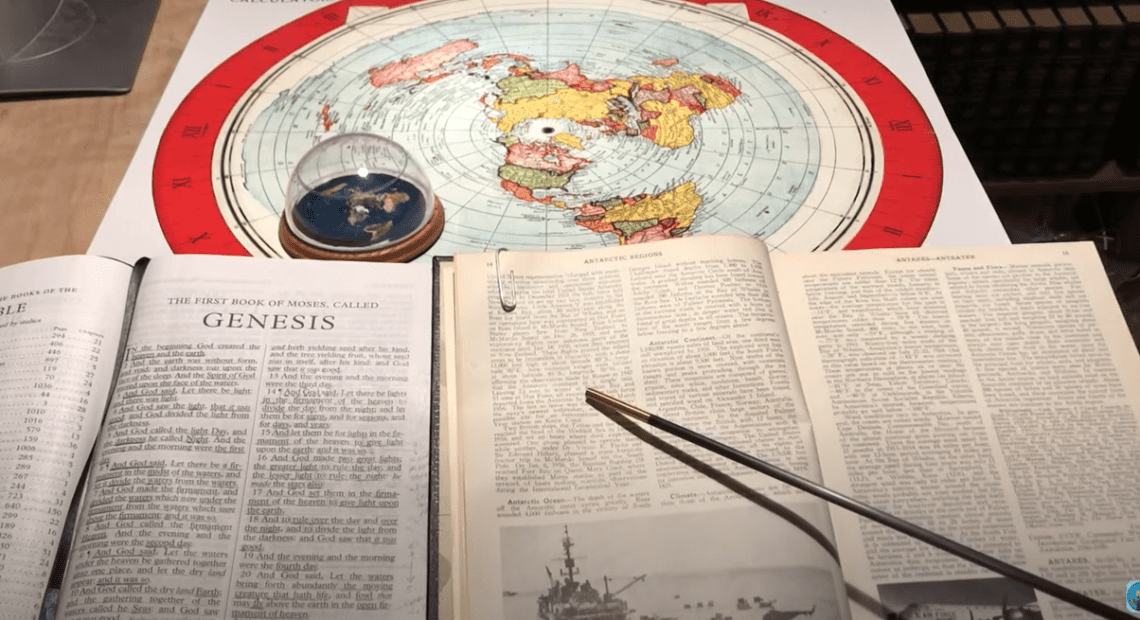 Encyclopedia Americana 1959 - Flat Earth