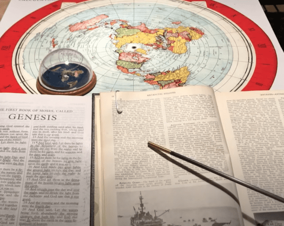 Encyclopedia Americana 1959 - Flat Earth