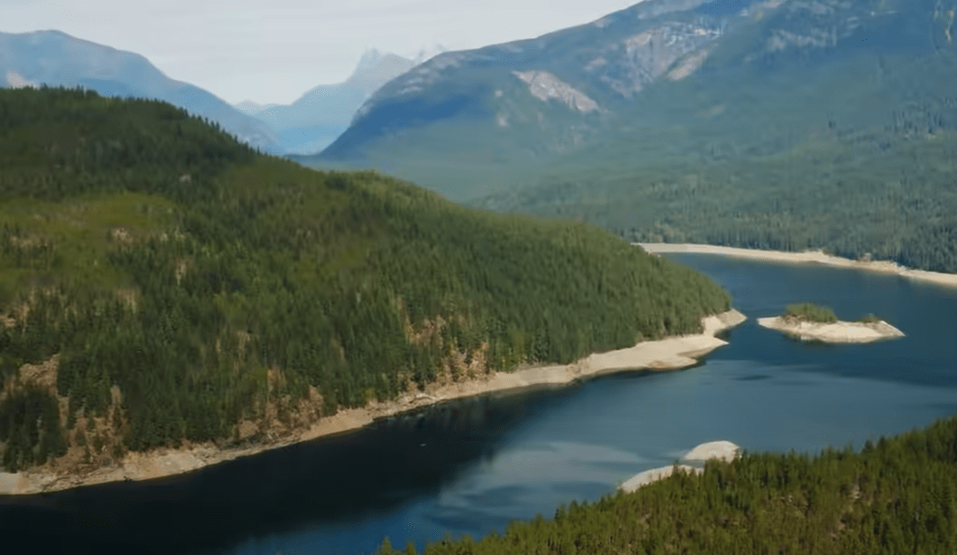 river in the mountains