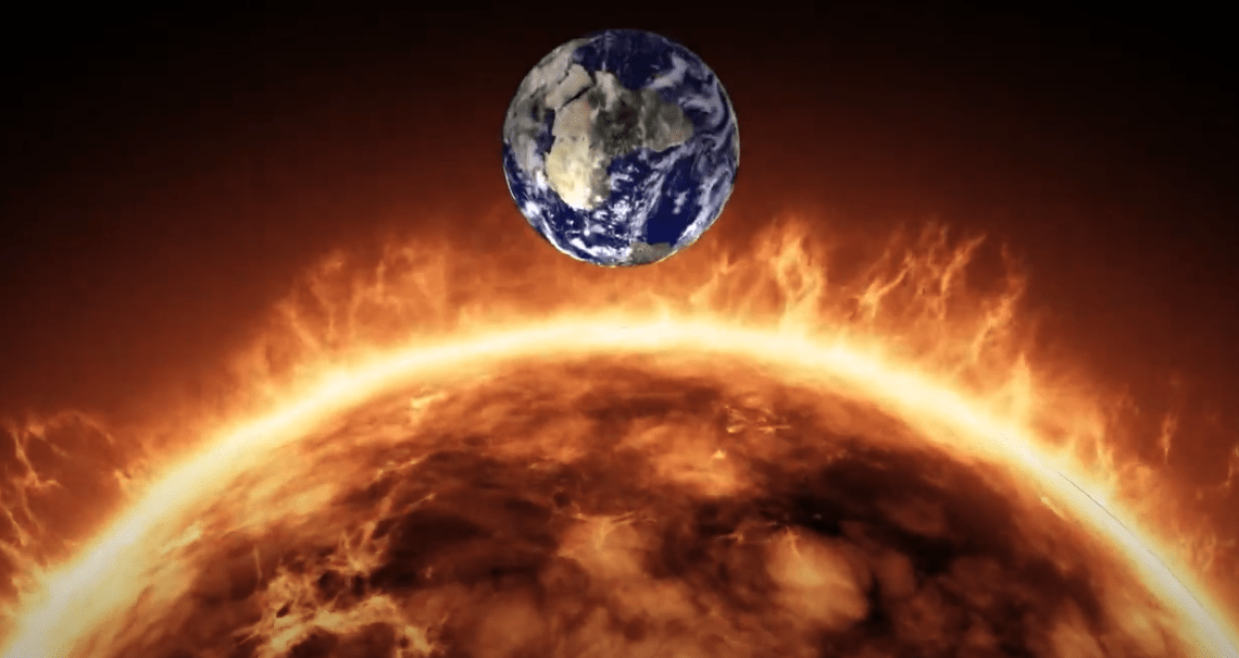The Earth moves around the Sun