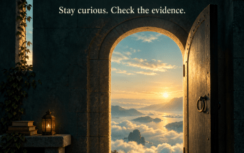 Stay curious — original VEGASTAR artwork about questioning ideas.